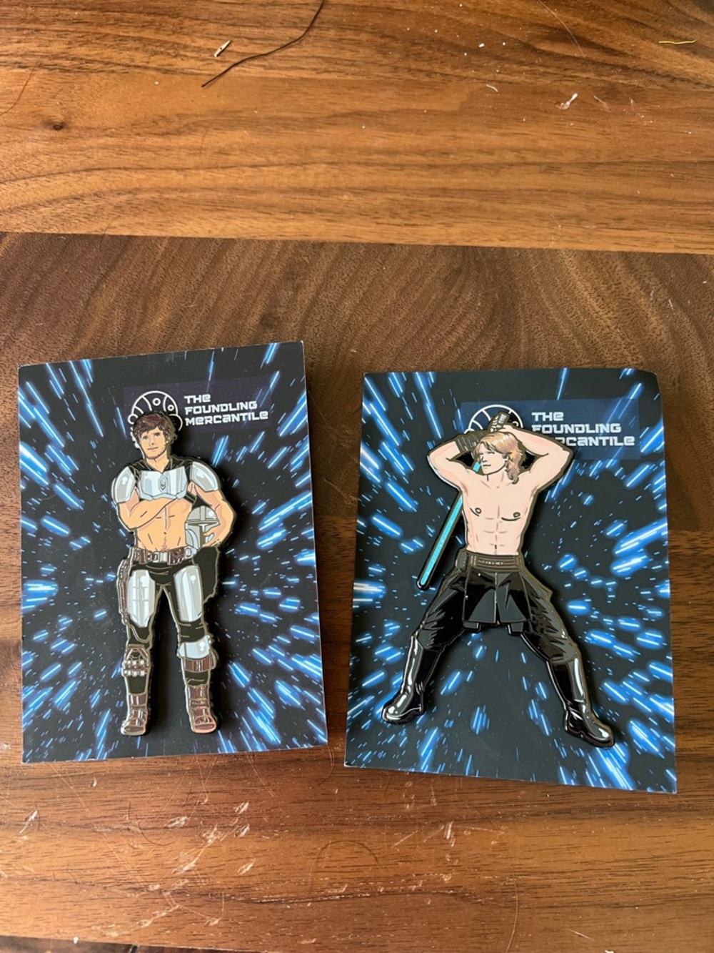 Star Wars Enamel Pins - Mando and Anakin